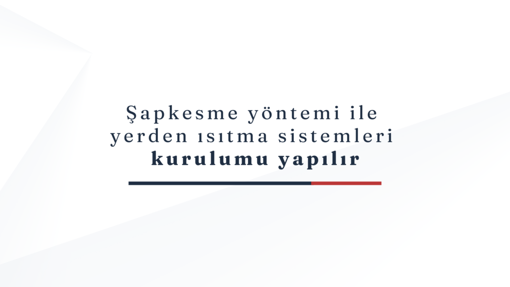 yerden ısıtma