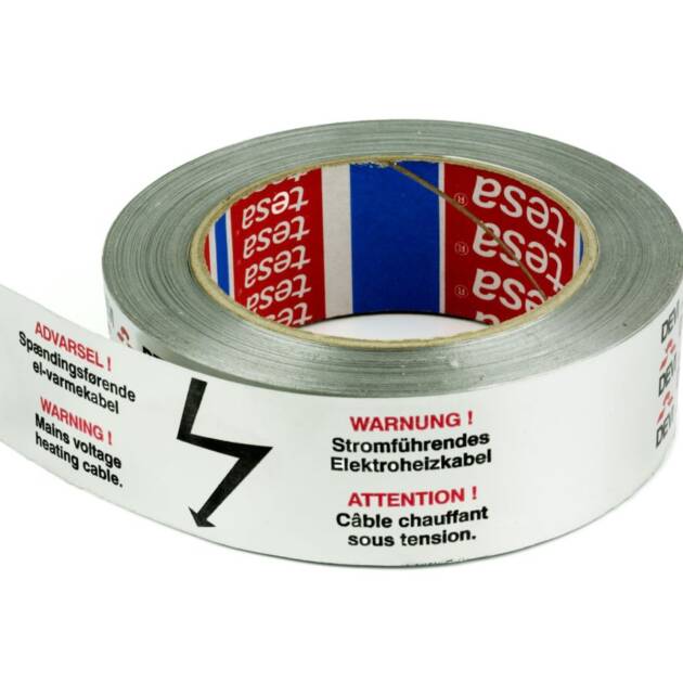 Alüminyum bant 38 mmx50 m 2 renkli baskı