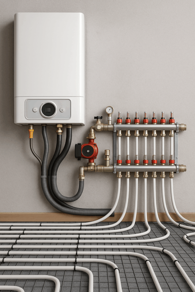 Doğal Gazlı Yerden Isıtma Sistemi