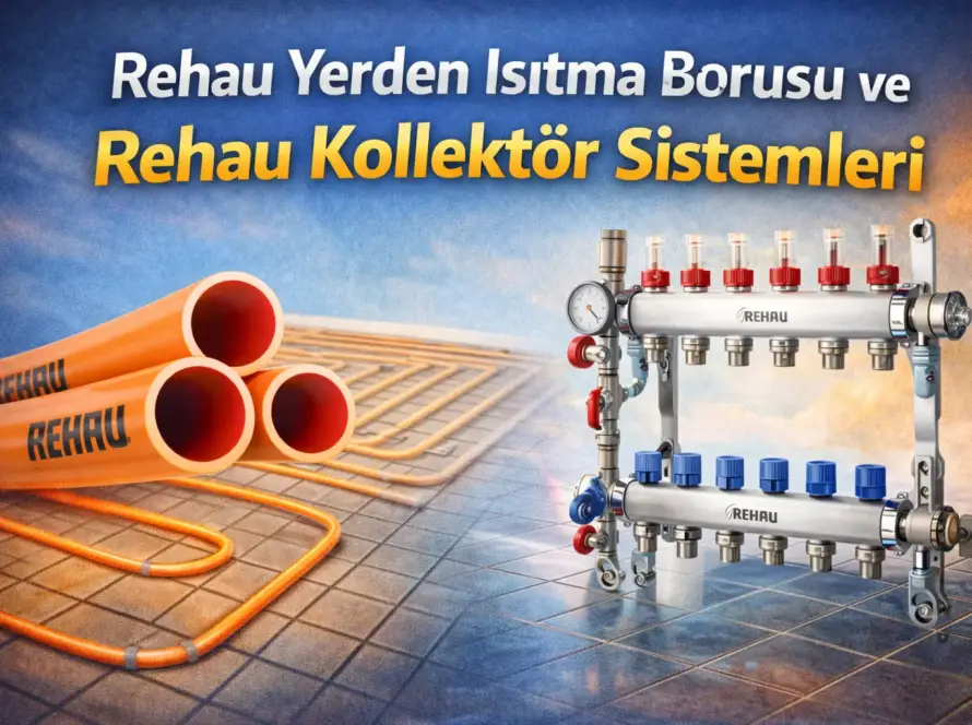 Rehau yerden ısıtma borusu ve rehau kollektor sistemleri