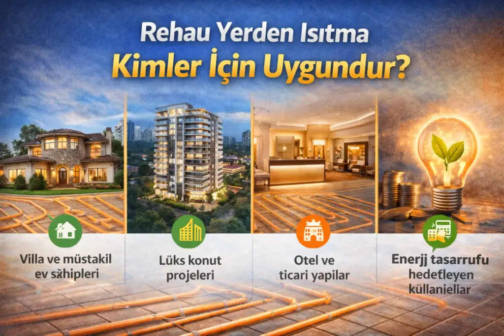 Rehau yerden ısıtma kimler için uygundur