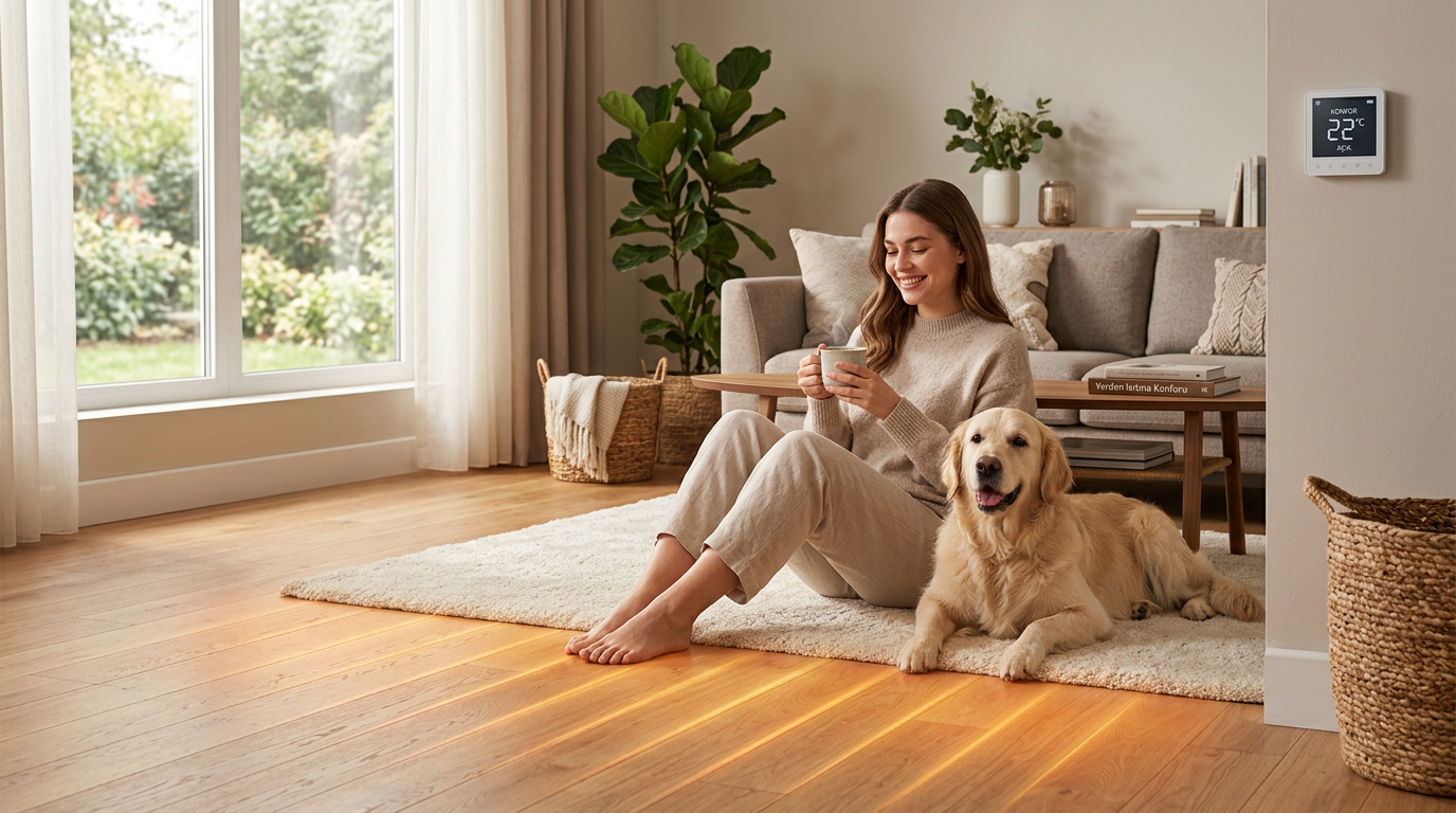 yerden ısıtma avantajı