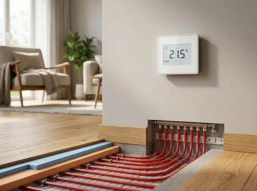 danfoss termostat yerden ısıtma sistemleri