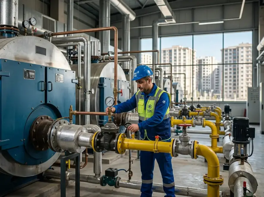 TOKİ Konutlarında Merkezi Sistem Doğalgaz