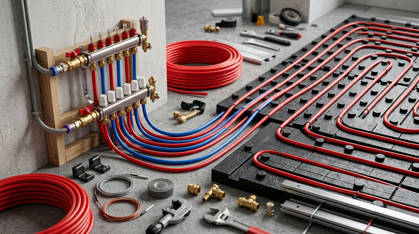 yerden ısıtma malzemeleri