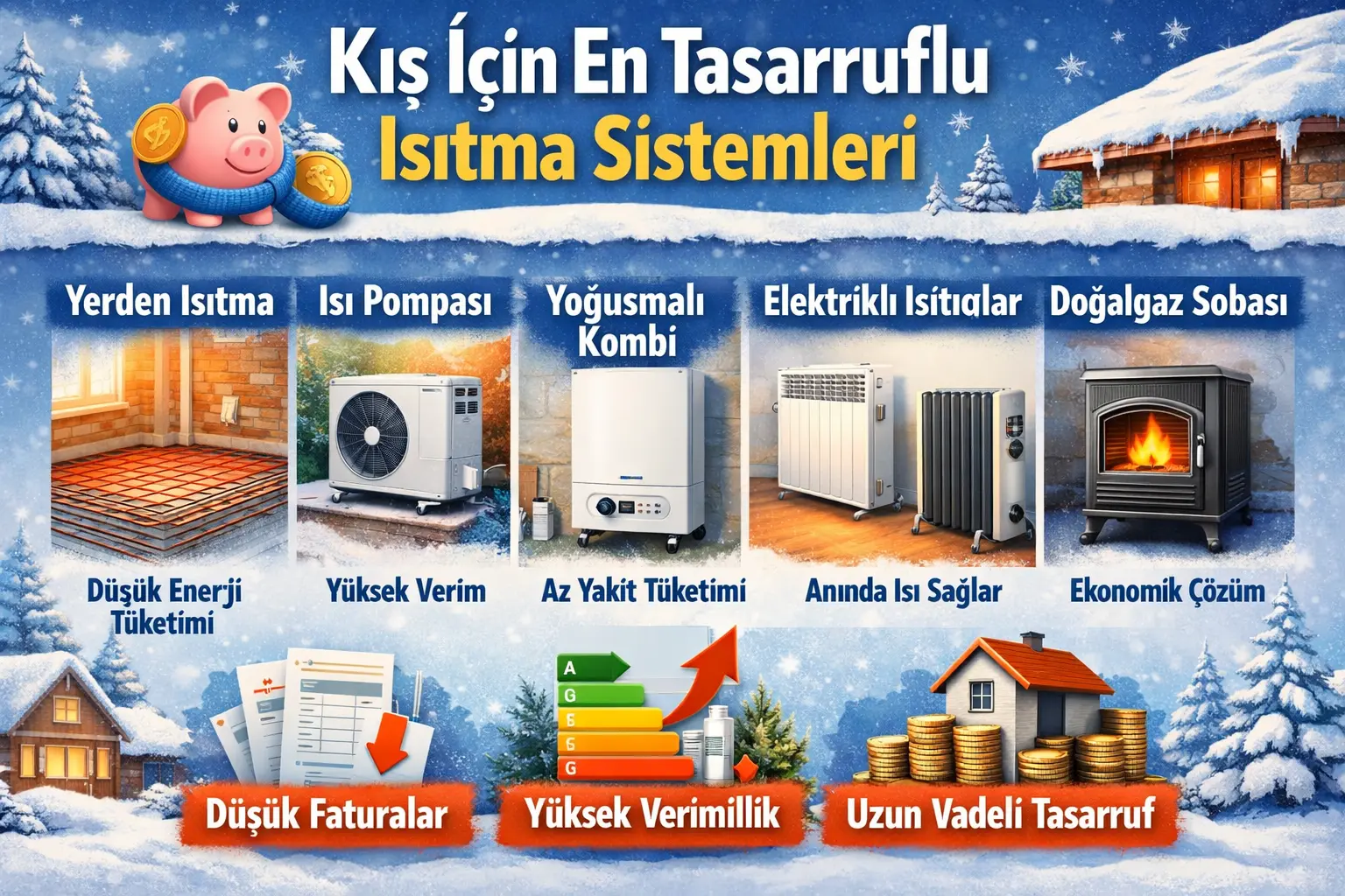Kış İçin En Tasarruflu Isıtma Sistemi