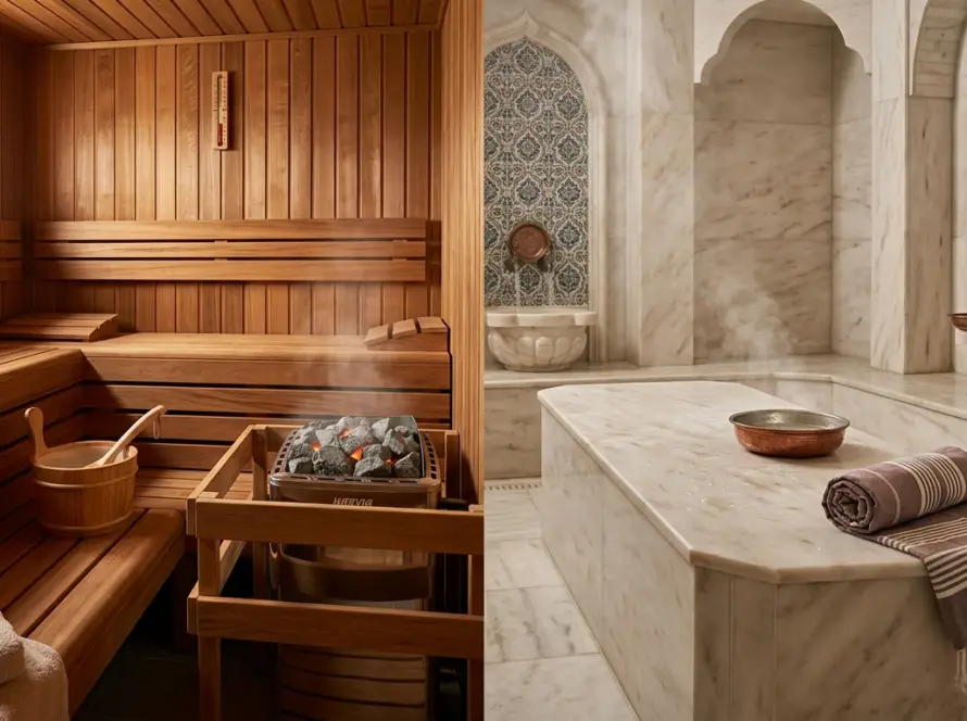 Sauna Isıtma Hamam Isıtma sistemleri
