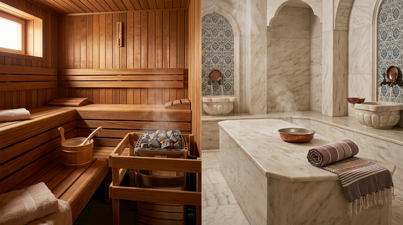 Sauna Isıtma Hamam Isıtma sistemleri